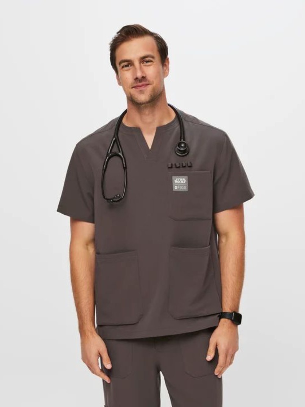 FIGS Star Wars Scrub Top, 2XL. Limited edition, Yoda scrubs.